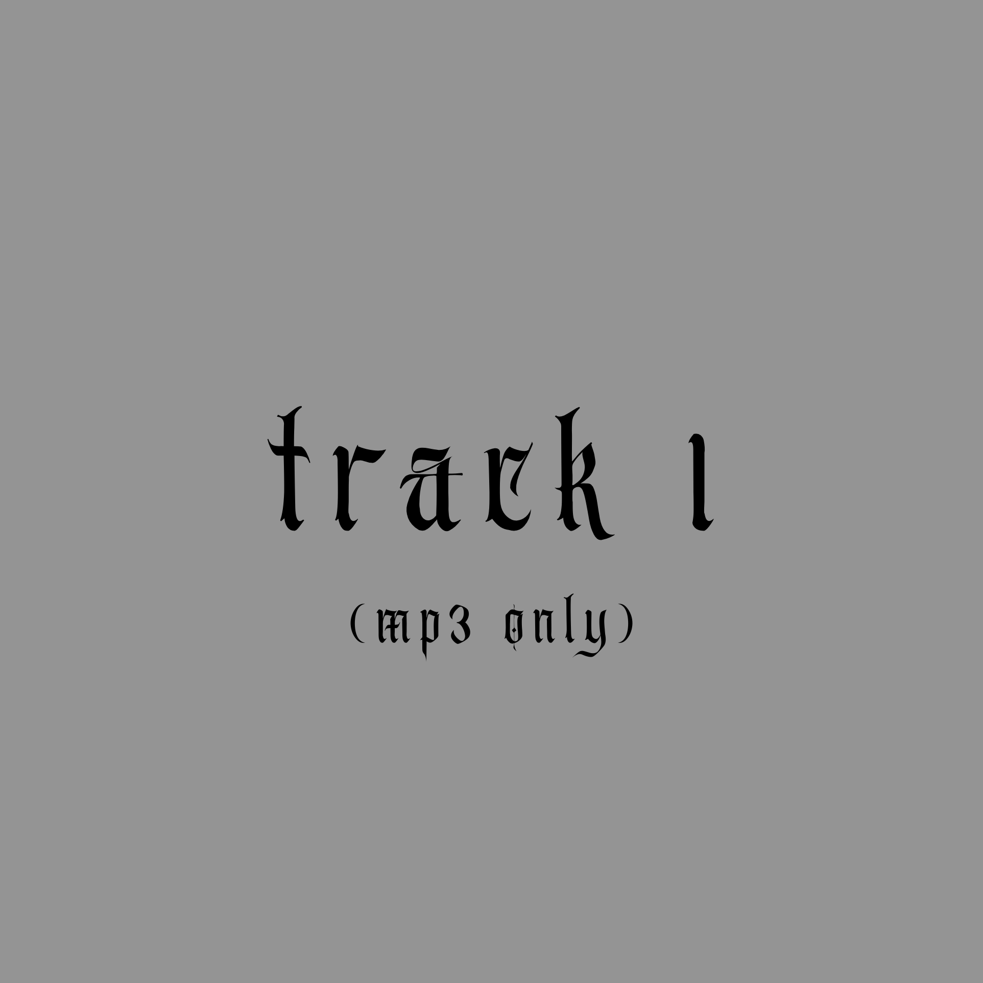 Track 1 - Running through hell (Full bundle or $1 MP3)