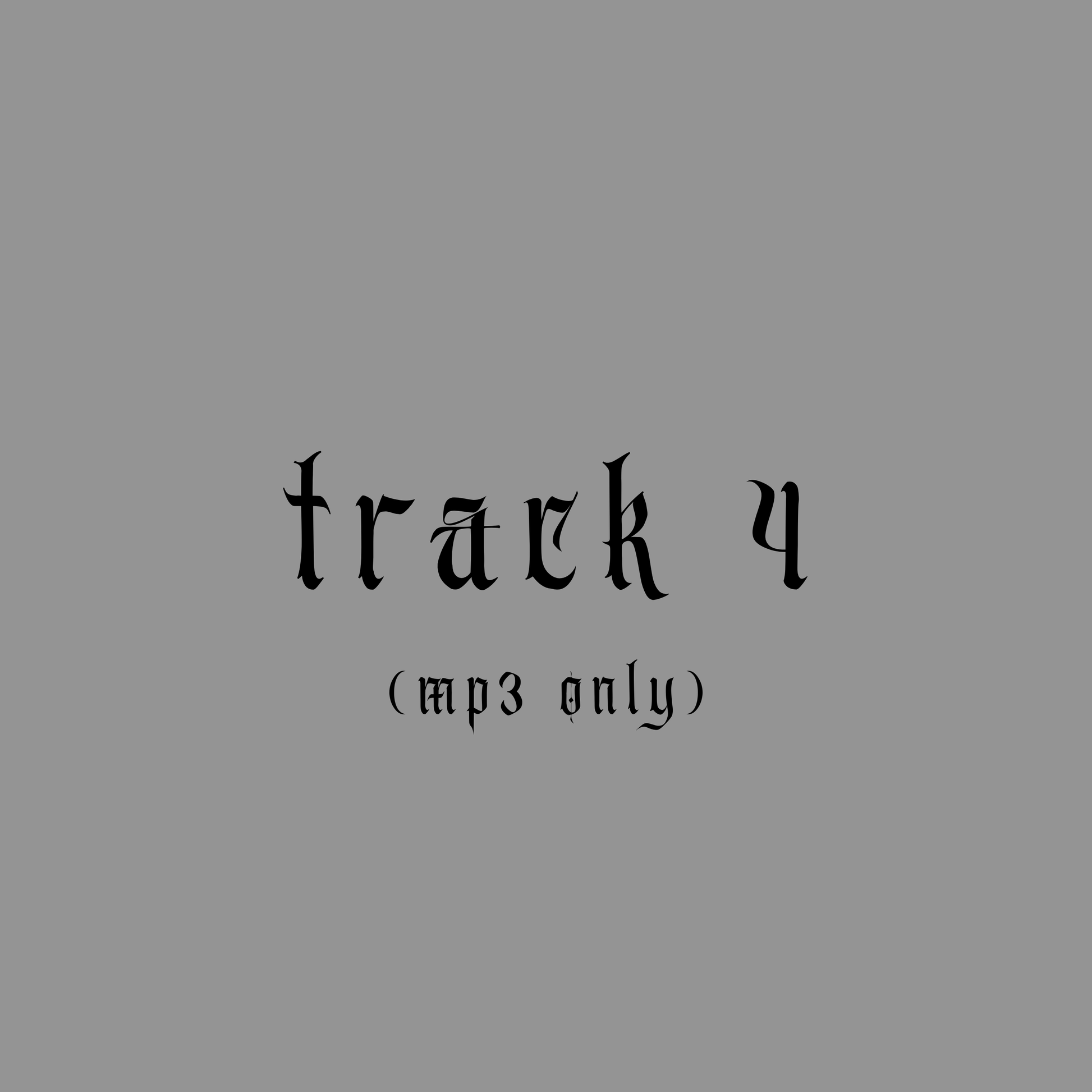 Track 4 - What a nice feeling (Full bundle or $1 MP3)