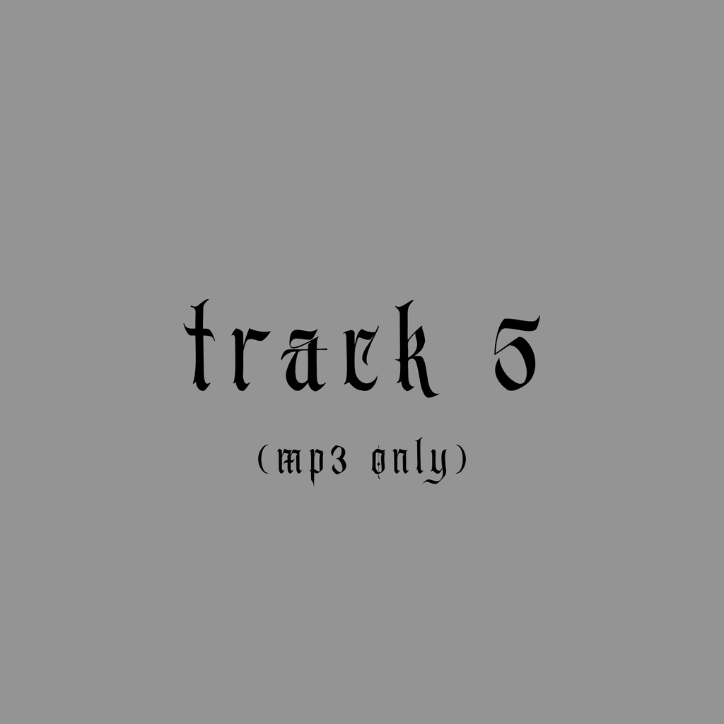 Track 5 - Body of water (Full bundle or $1 MP3)