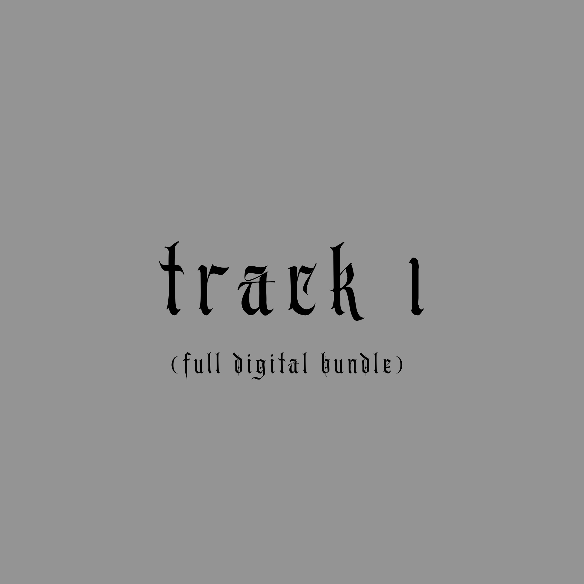 Track 1 - Running through hell (Full bundle or $1 MP3)